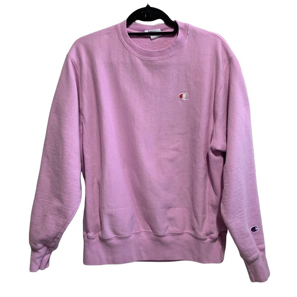 Vintage Reverse Weave Pink Champion Crewneck Sweatshirt M
